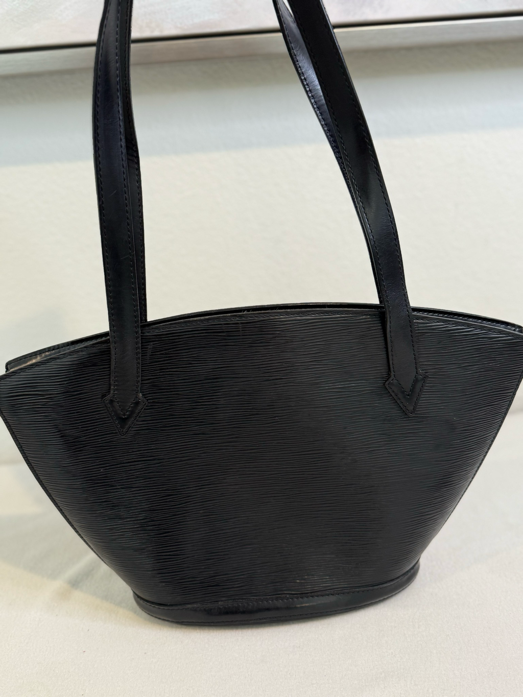 Louis Vuitton Epi Black Saint Jacques PM Tote Shoulder Bag
