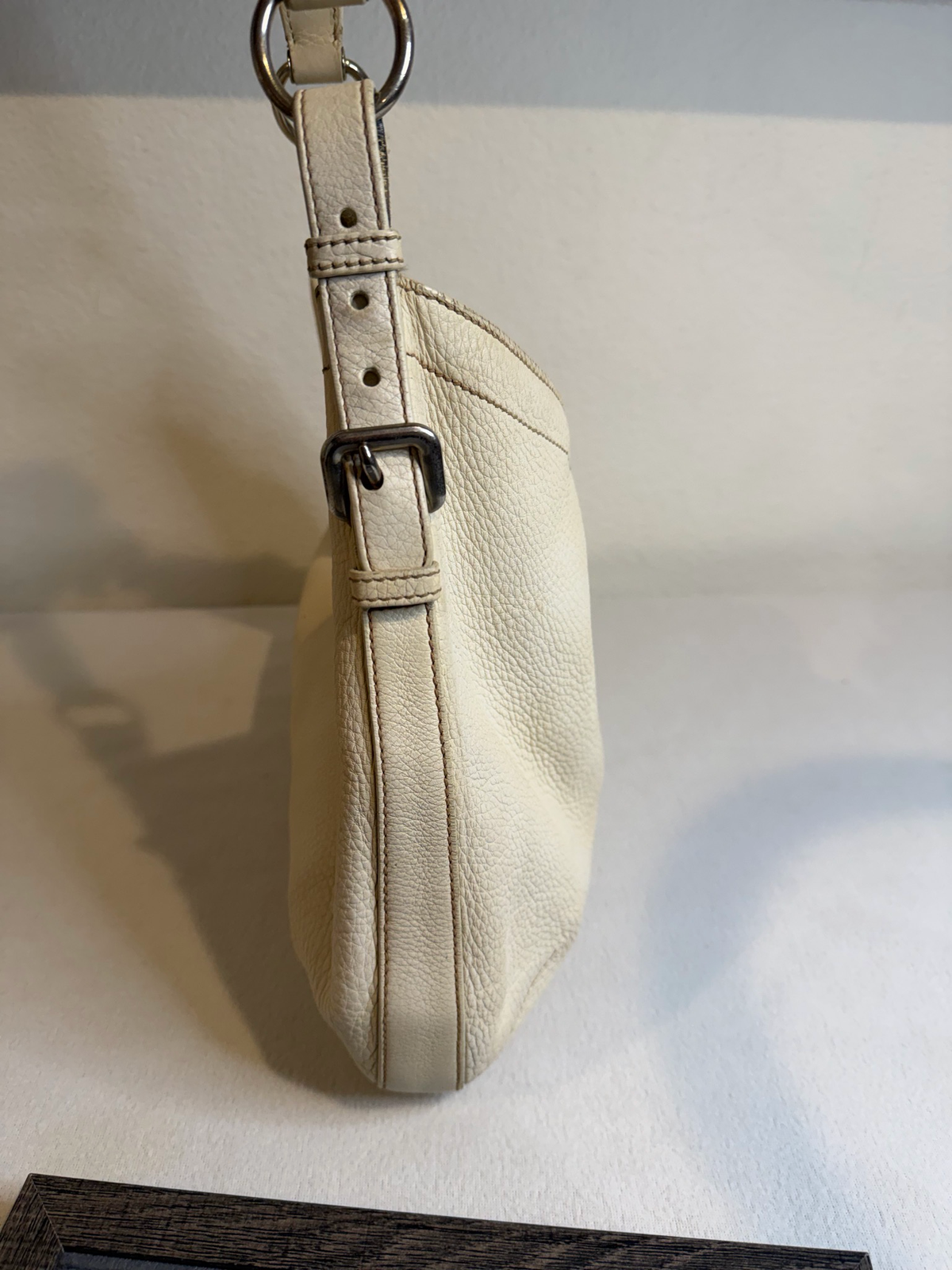 Prada Pebbled Leather Hobo Shoulder