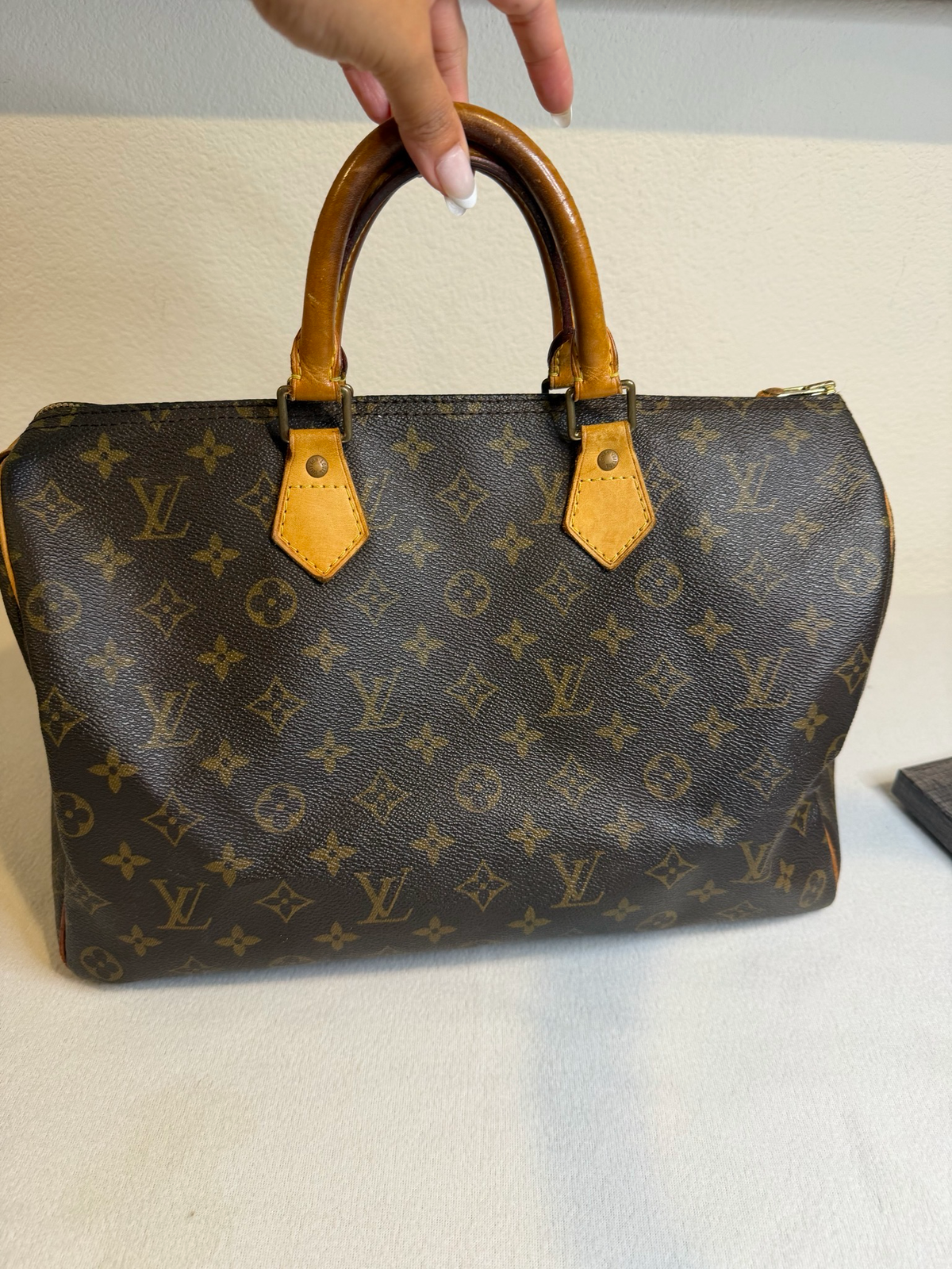 Louis Vuitton Monogram Speedy 30 Boston Satchel