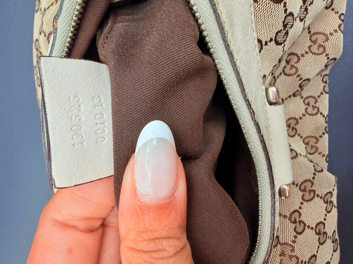 Gucci Abbey Hobo Canvas D-Ring Shoulder