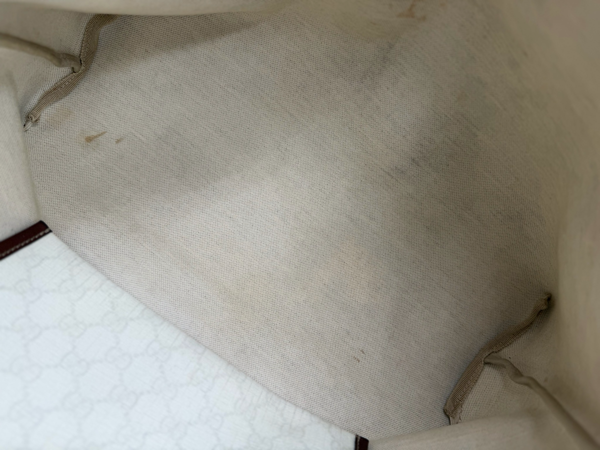 Gucci Supreme Plus Web Tote Shoulder Medium Bag