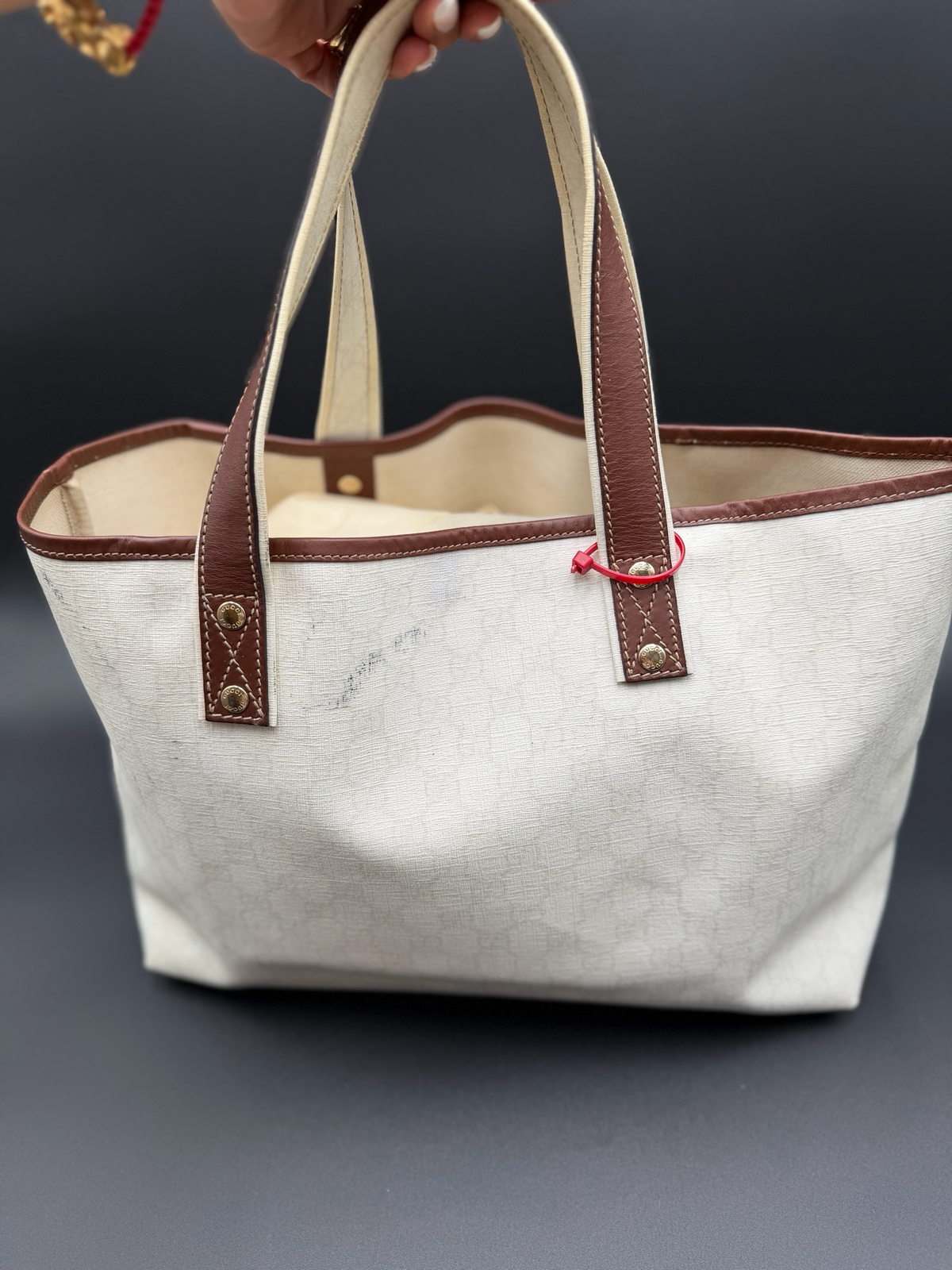 Gucci Supreme Plus Web Tote Shoulder Medium Bag
