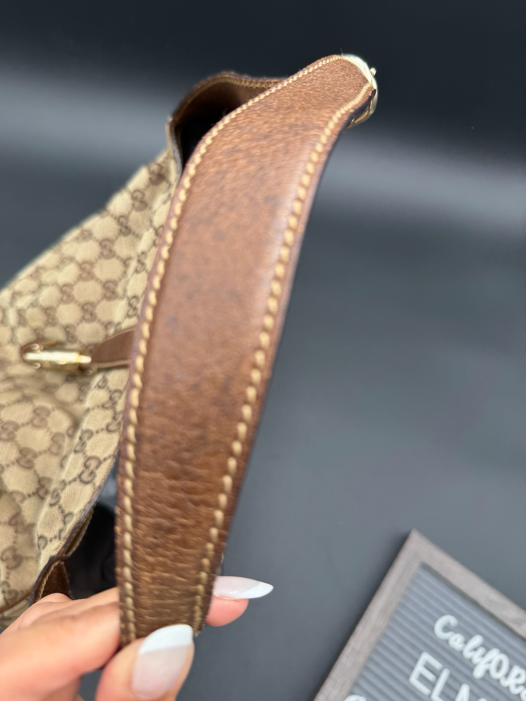 Gucci Jackie Hobo Monogram Canvas Piston Lock