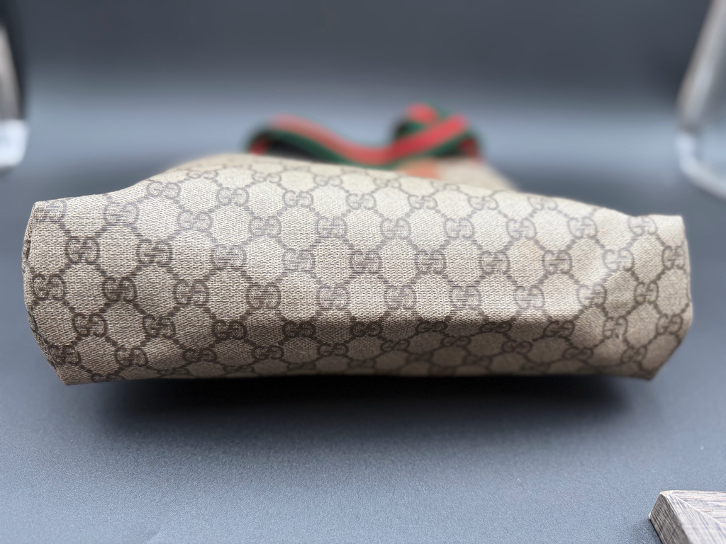 Gucci Vintage Supreme Plus Web Strap Tote