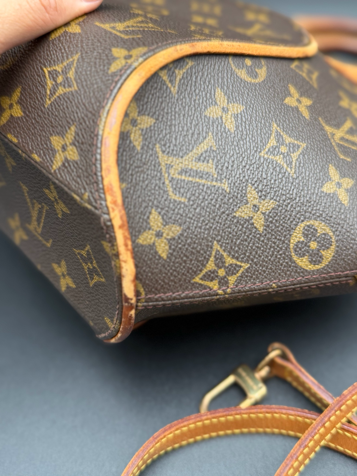 Louis Vuitton Monogram Ellipse PM Top Handle Crossbody Messenger Sling