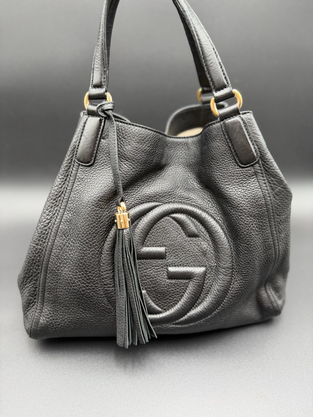 Gucci Soho Tote Cellarius Shoulder Bag Small