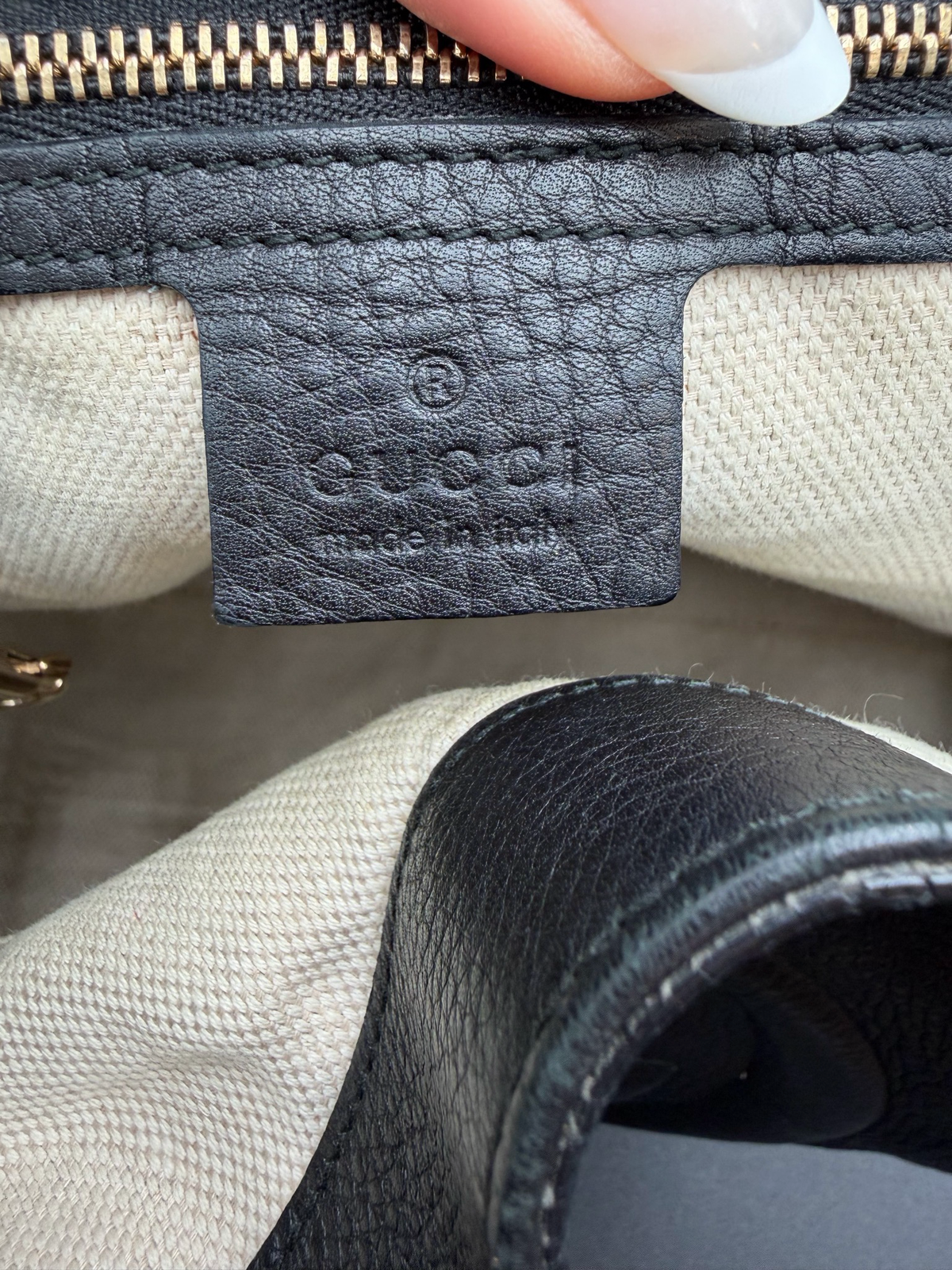 Gucci Soho Tote Cellarius Shoulder Bag Small