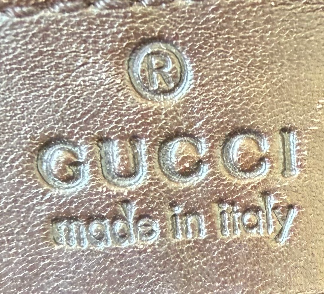 Gucci Monogram Canvas Sling Web Strap Crossbody