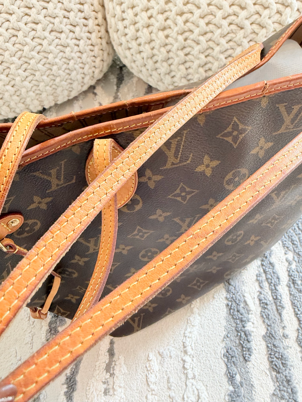 Louis Vuitton Neverfull Monogram Mm Tote Shoulder