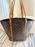 Louis Vuitton Monogram Sac Shopper Tote