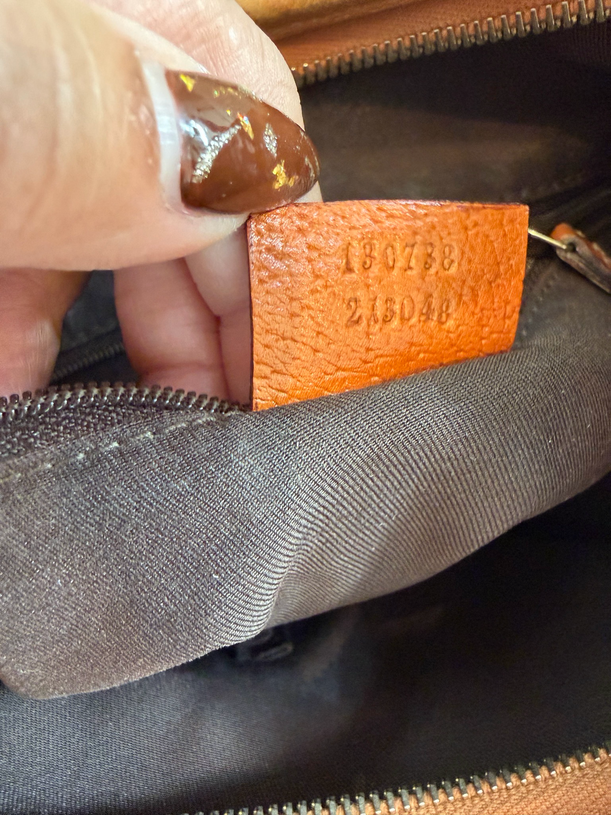 Gucci Monogram Canvas Abbey Hobo Shoulder