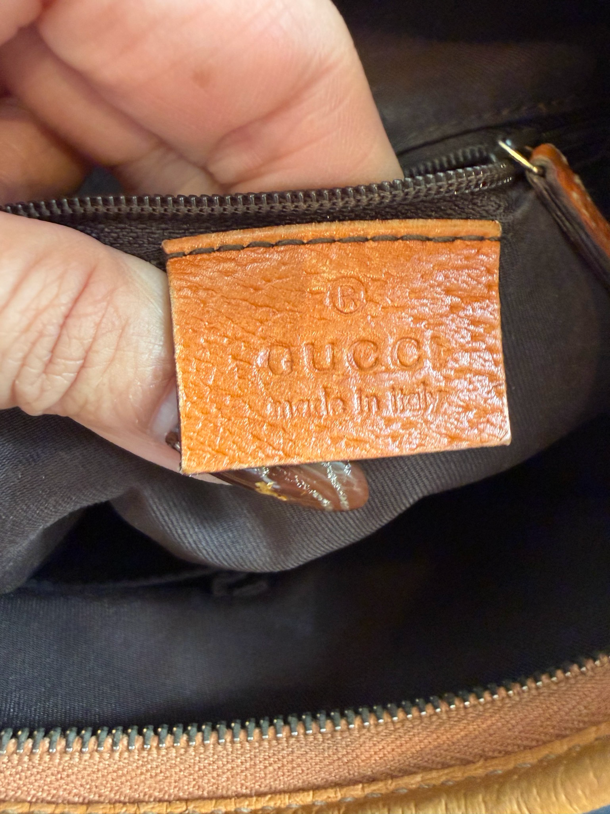 Gucci Monogram Canvas Abbey Hobo Shoulder