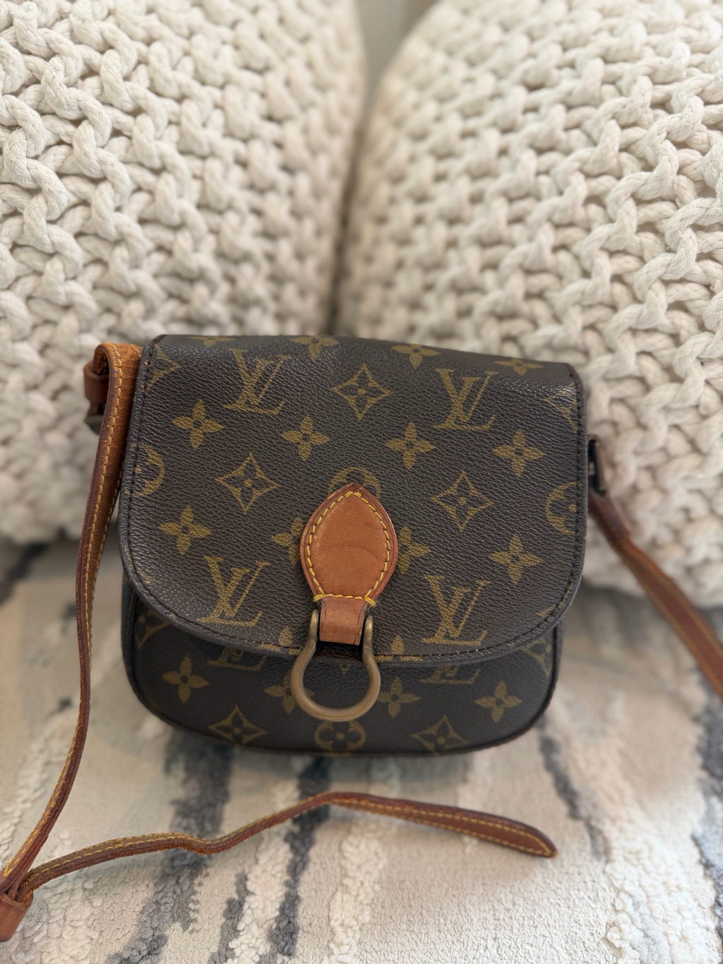 Louis Vuitton Monogram Saint Cloud Pm Vintage Crossbody Messenger