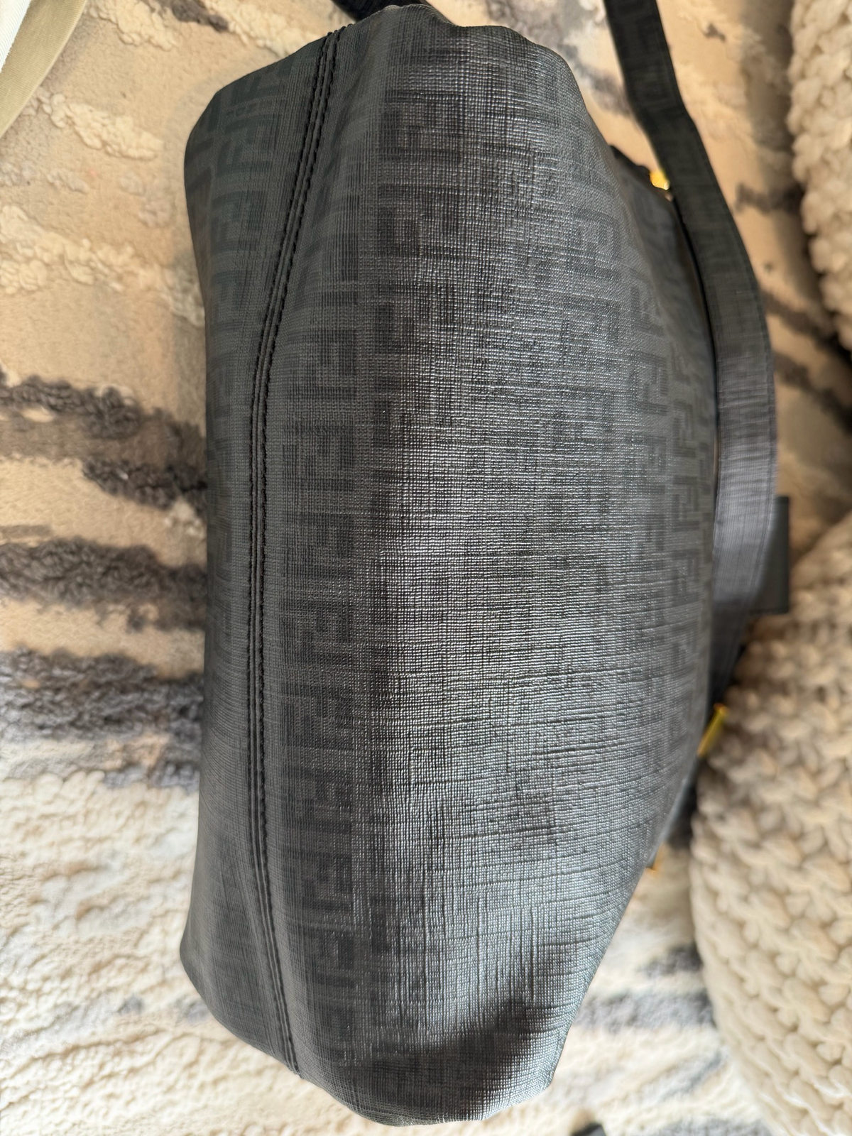 Fendi Zucchino Messenger Crossbody Sling