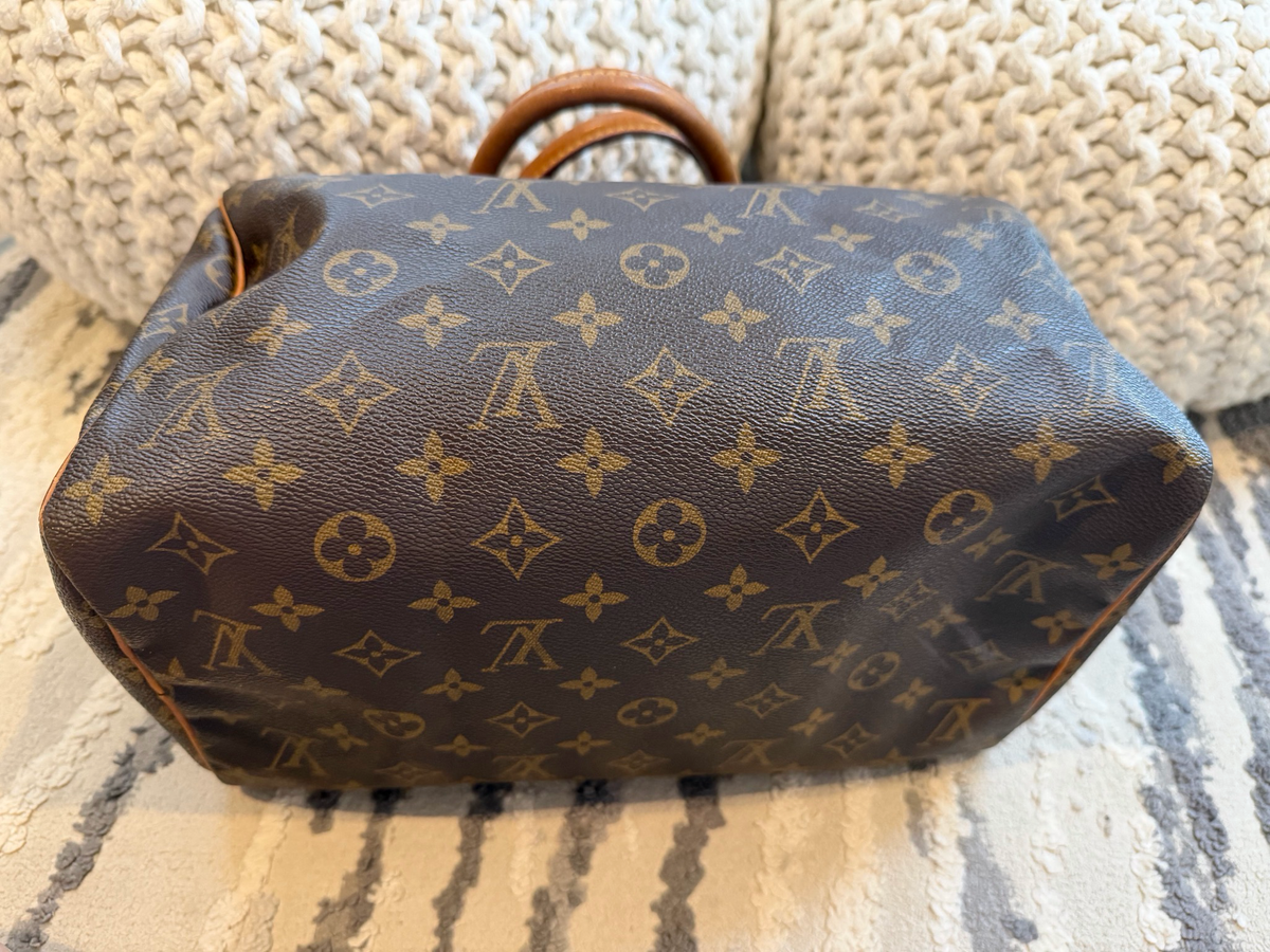 Louis Vuitton Monogram Speedy 30 Boston Bowler Satchel Top Handle