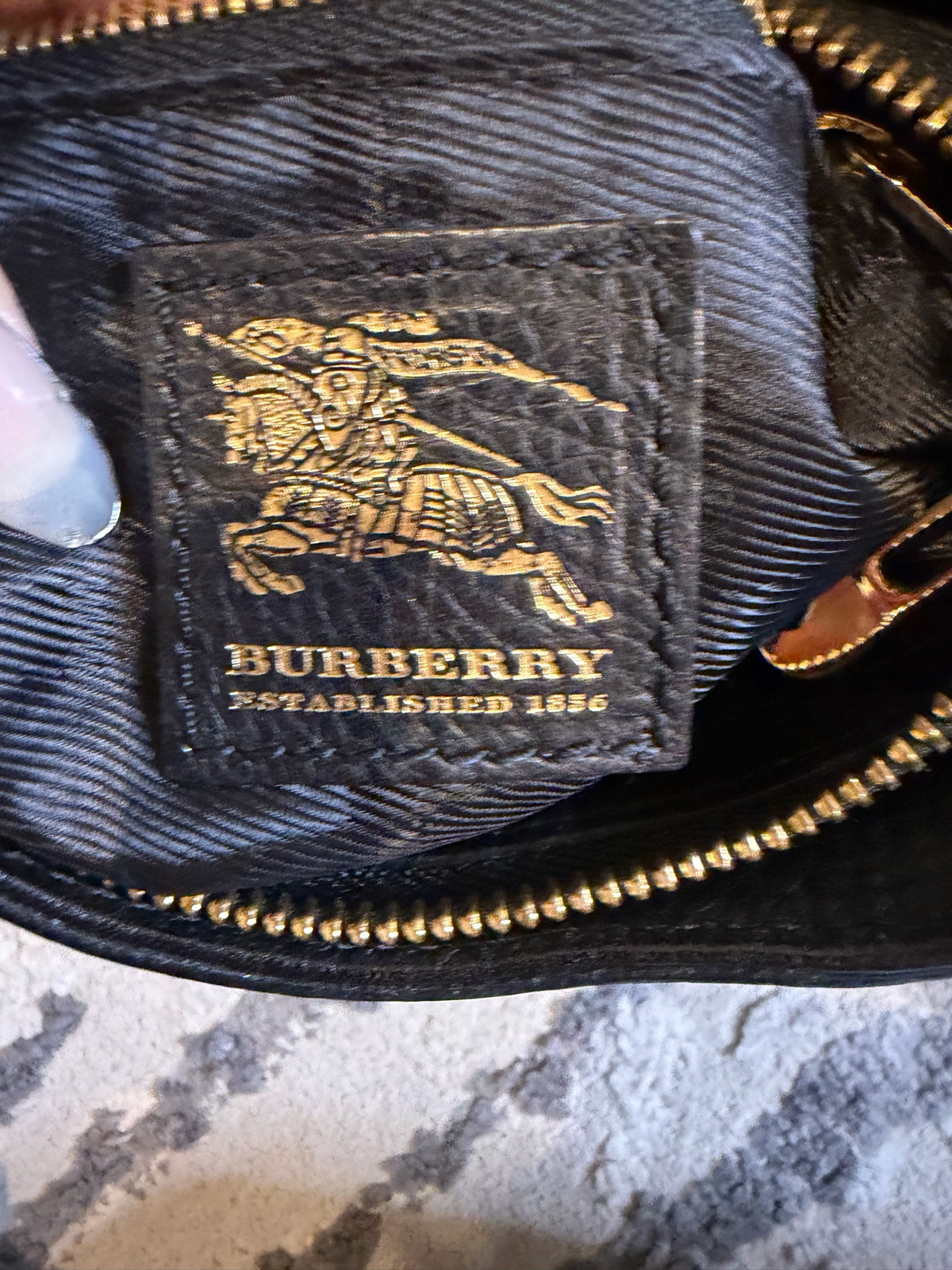 Burberry Hobo House Check Canvas And Leather Quilted