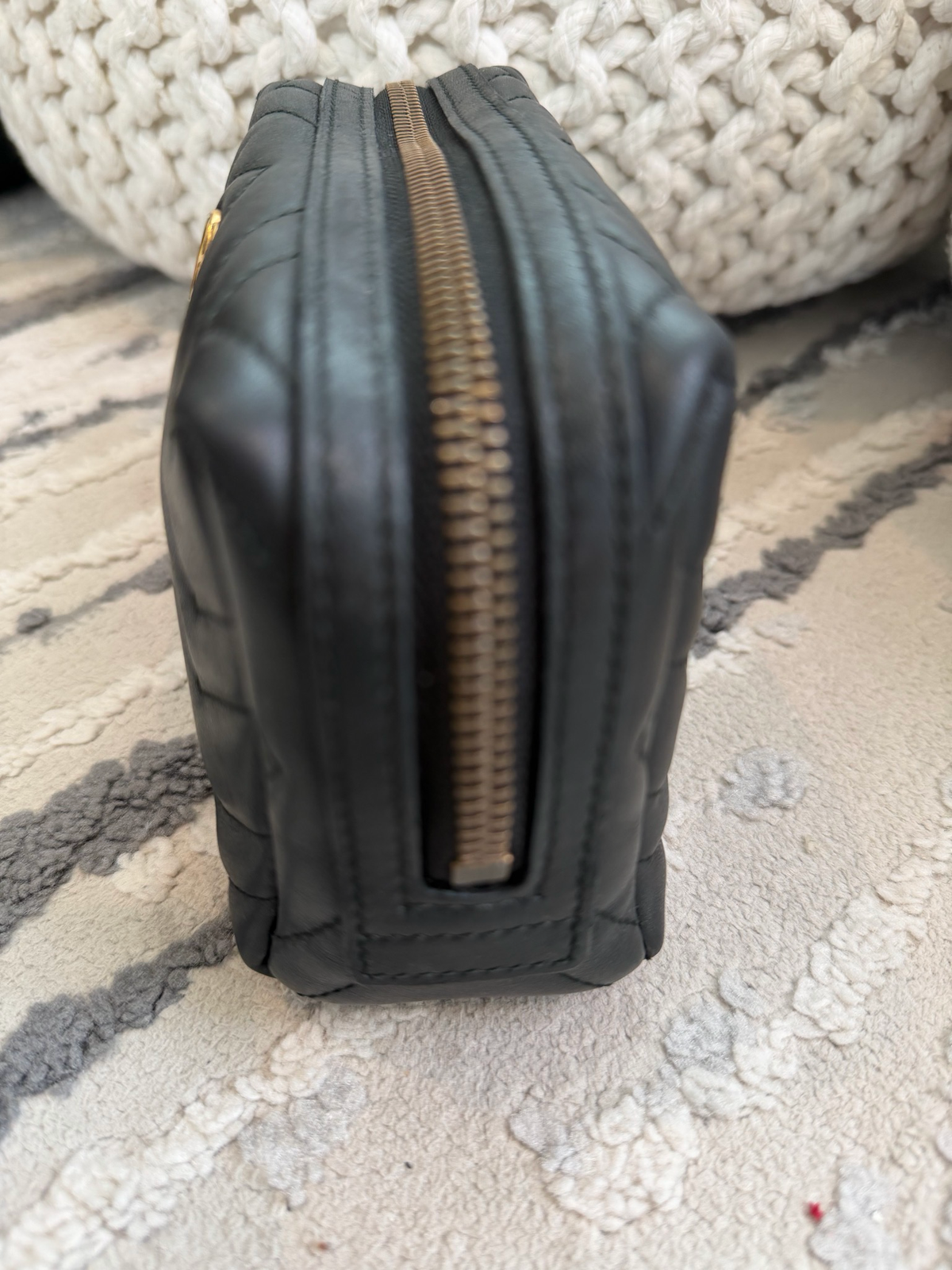 Gucci Marmont Mini Pouch Cosmetic Case Black