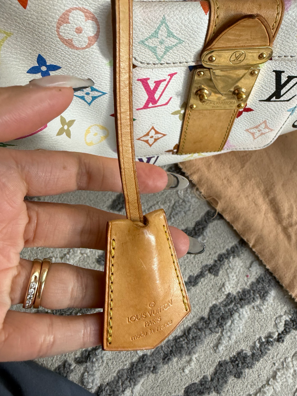Louis Vuitton Monogram Takashi Murakami Speedy 30 Blanc