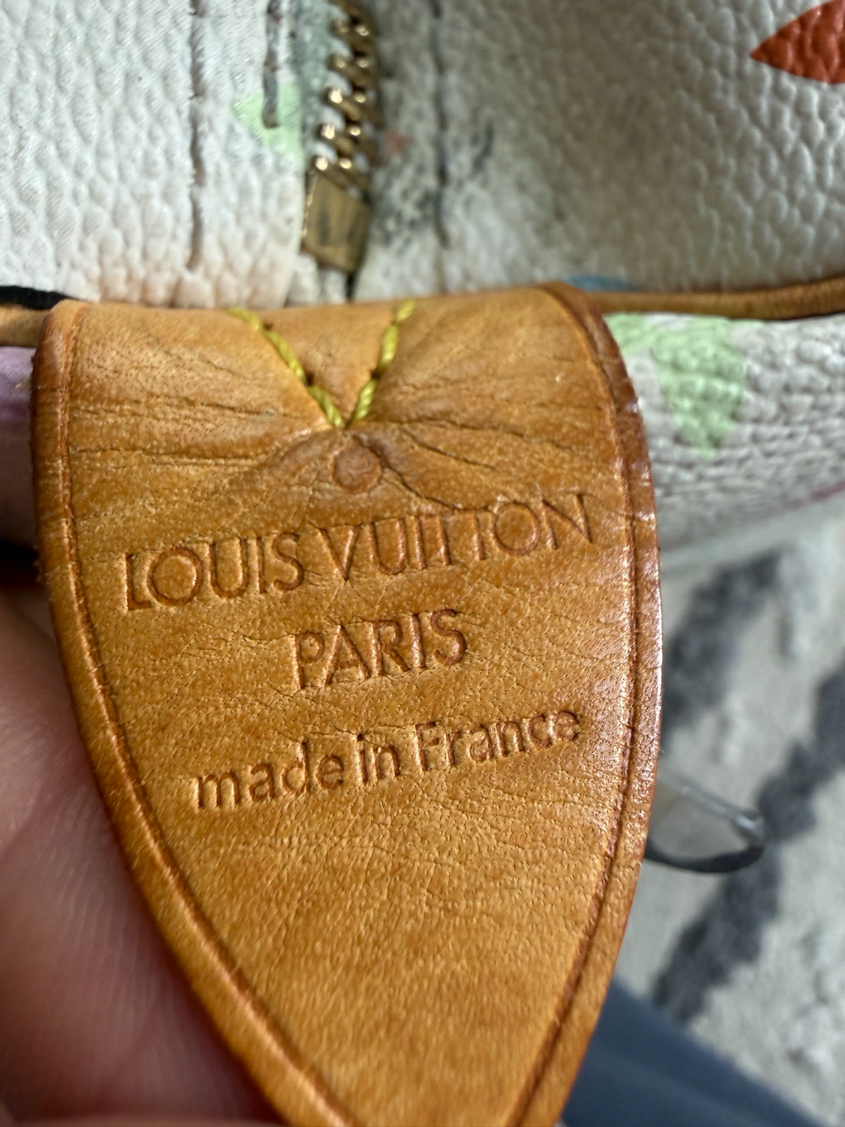 Louis Vuitton Monogram Takashi Murakami Speedy 30 Blanc