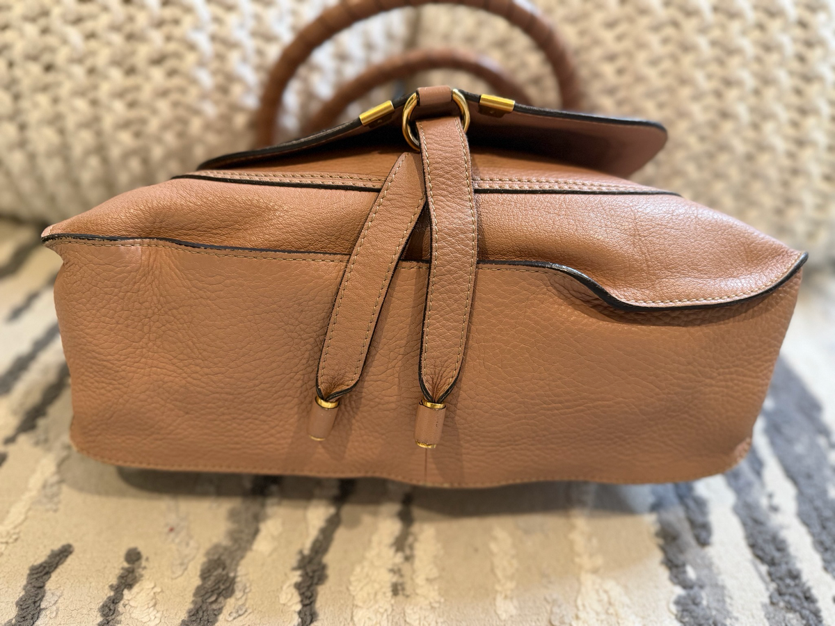 Chloe Marcie Pebbled Leather Medium