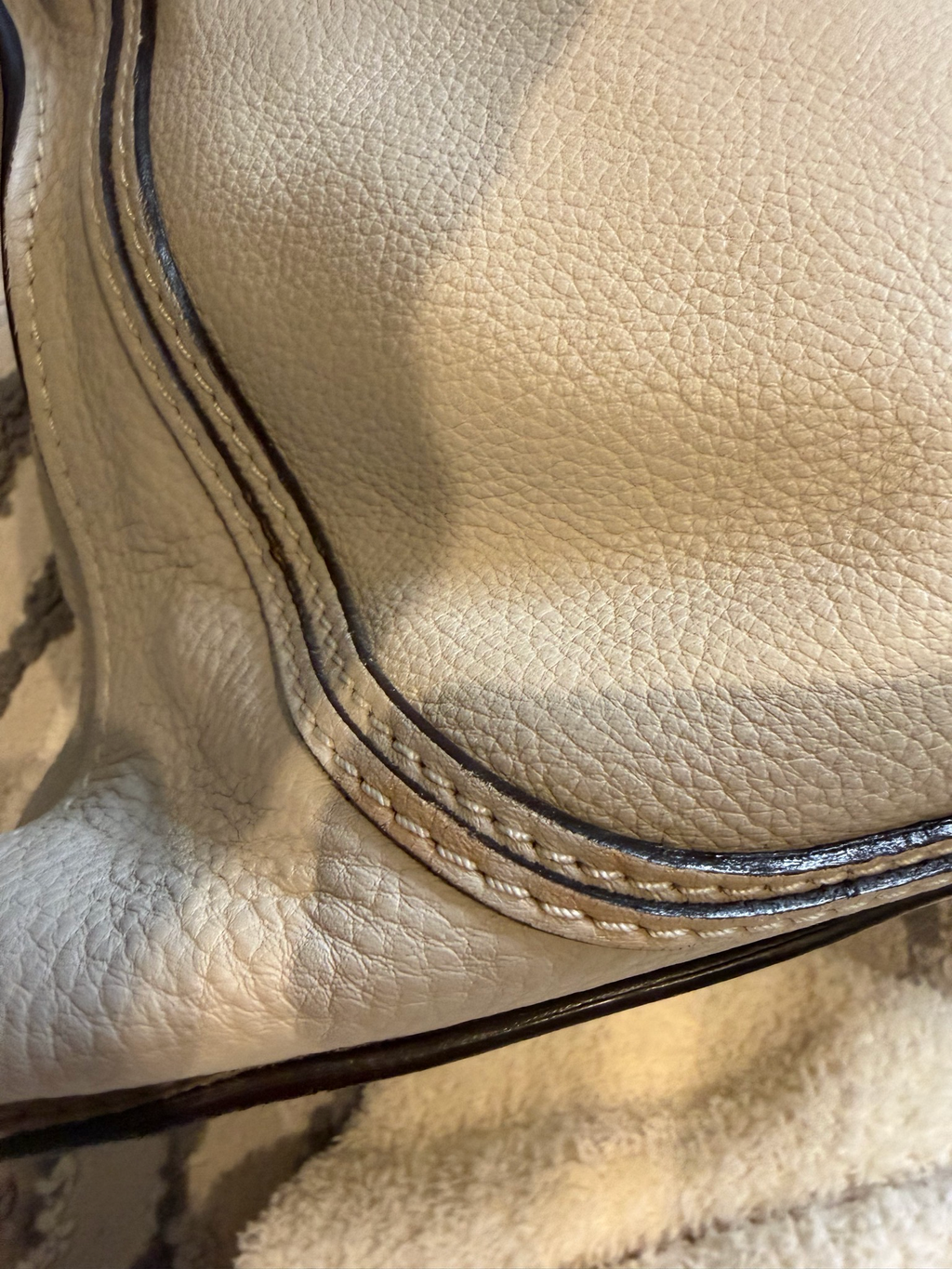 Chloe Marcie Pebbled Leather Hobo Shoulder Medium