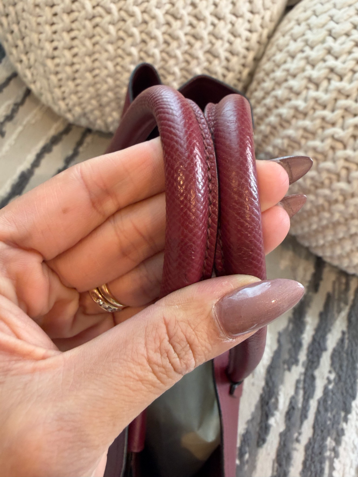 Prada Saffiano Cuir Double Tote