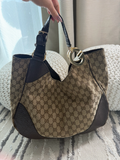 Gucci Monogram Canvas Tote Charlotte Big G