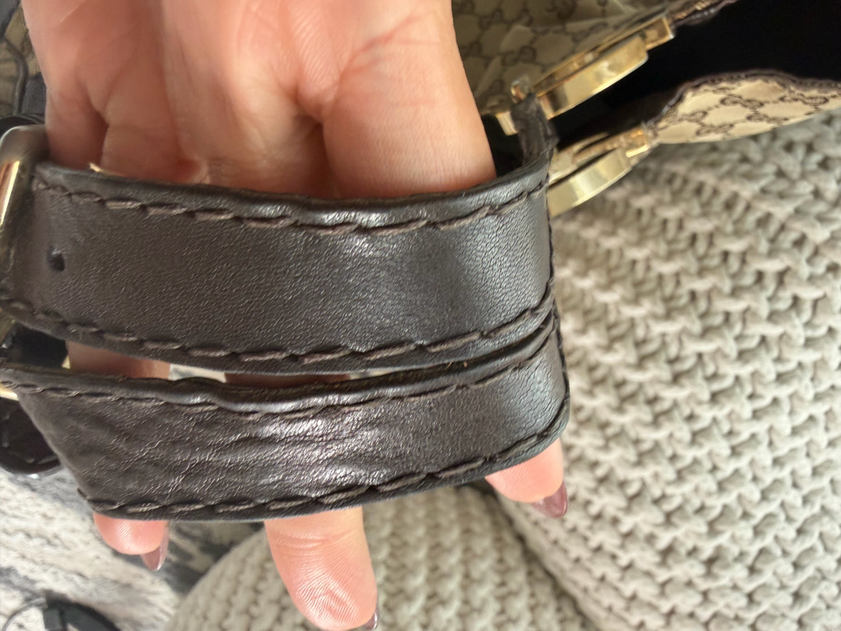 Gucci Monogram Canvas Tote Charlotte Big G