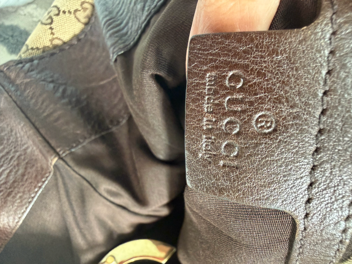 Gucci Monogram Canvas Tote Charlotte Big G