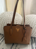 Prada Vitello Phenix Tote Shoulder Bag