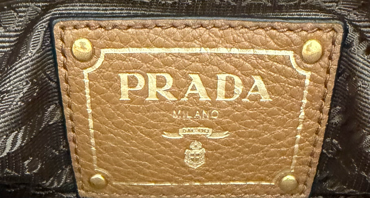 Prada Vitello Phenix Tote Shoulder Bag