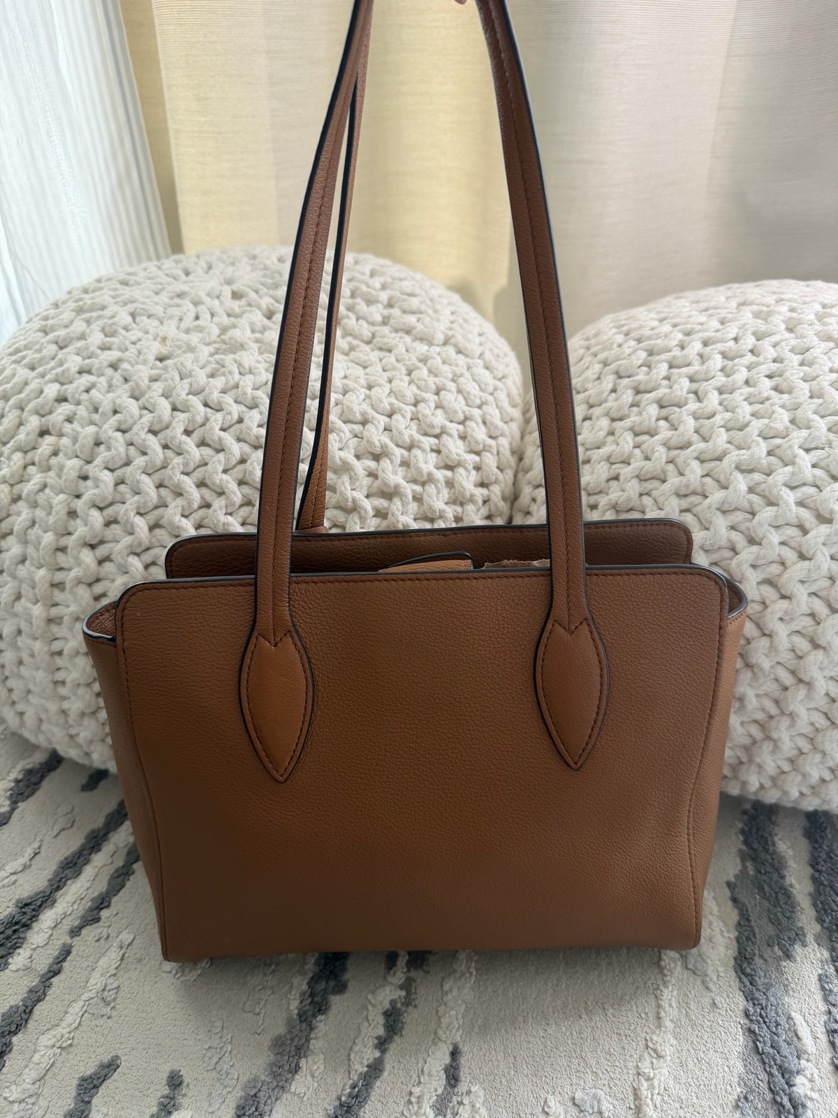 Prada Vitello Phenix Tote Shoulder Bag
