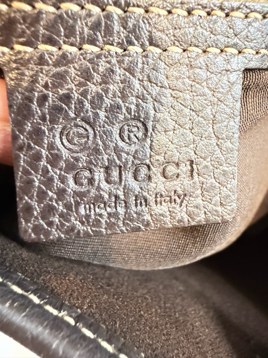Gucci Monogram Supreme Crystal Tote