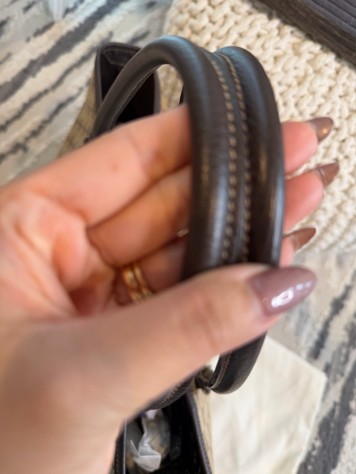 Gucci Monogram Supreme Crystal Tote
