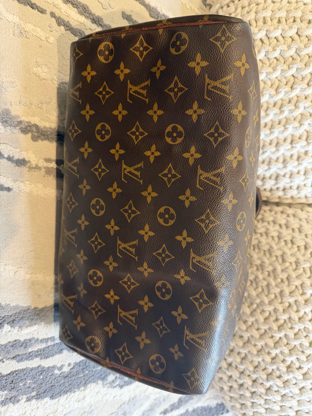 Louis Vuitton Speedy 35 Monogram Satchel Boston