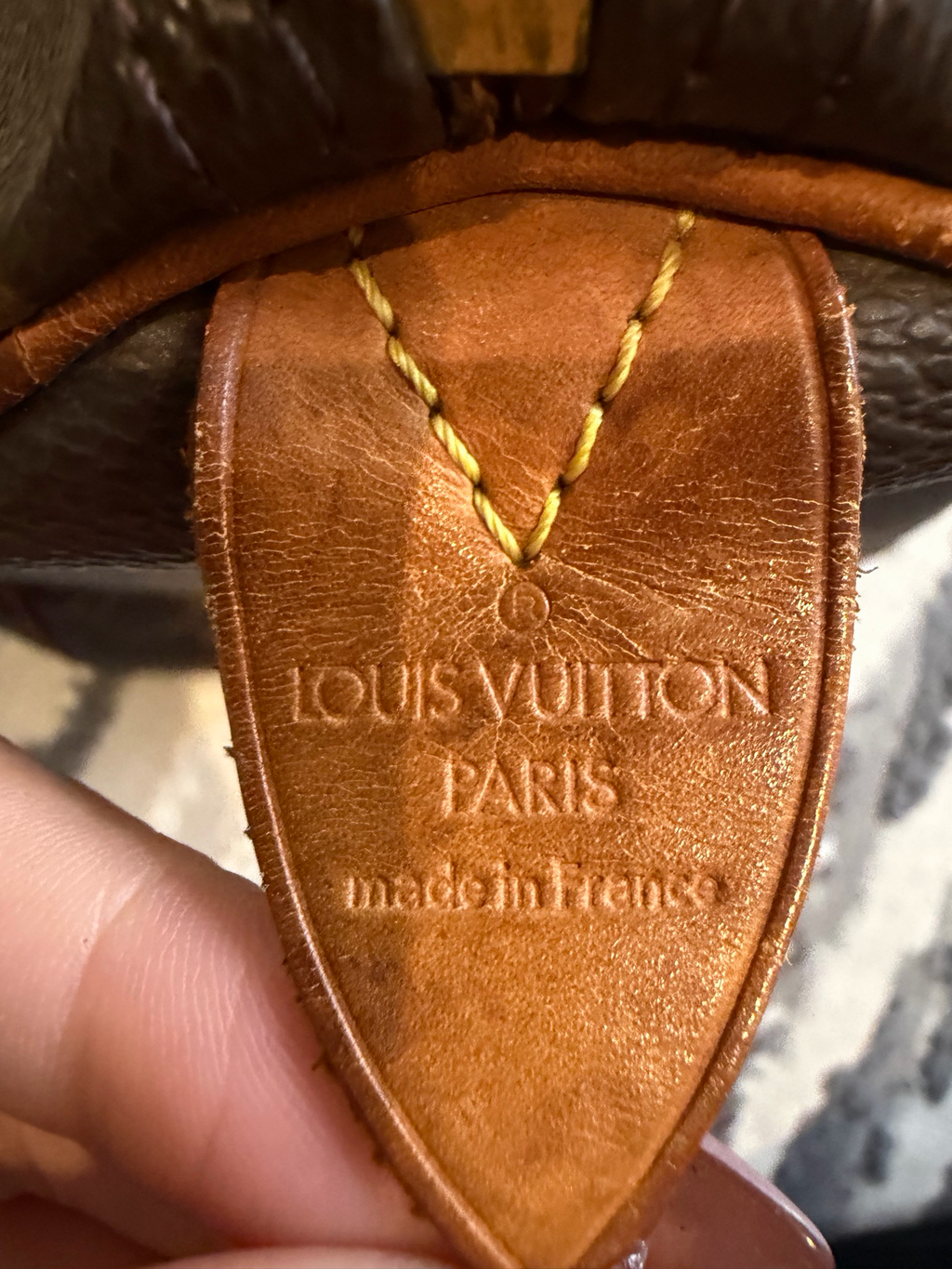 Louis Vuitton Speedy 35 Monogram Satchel Boston