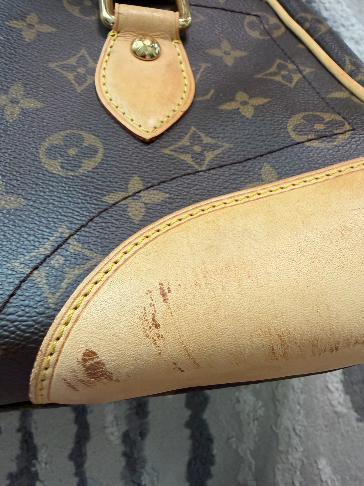 Louis Vuitton Monogram Beverly Gm Tote Shoulder