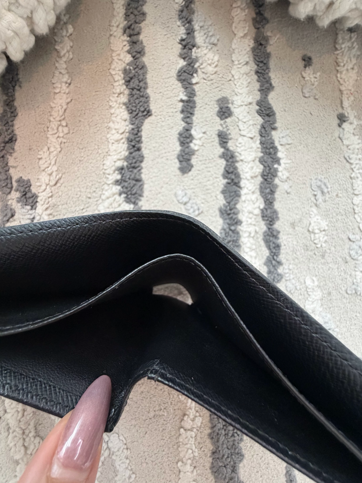 Louis Vuitton Monogram Eclipse Slender Wallet Flap Mens