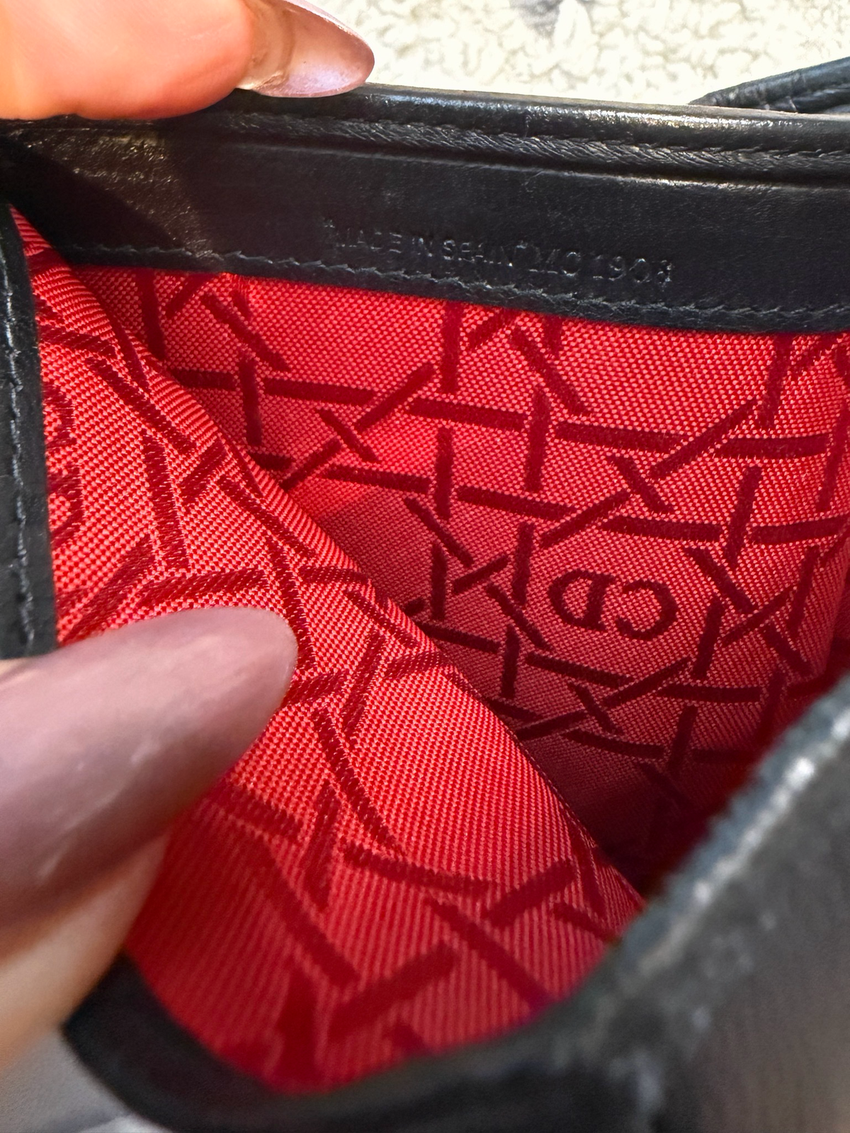 Christian Dior Cannage Trifold Wallet Passport Holder