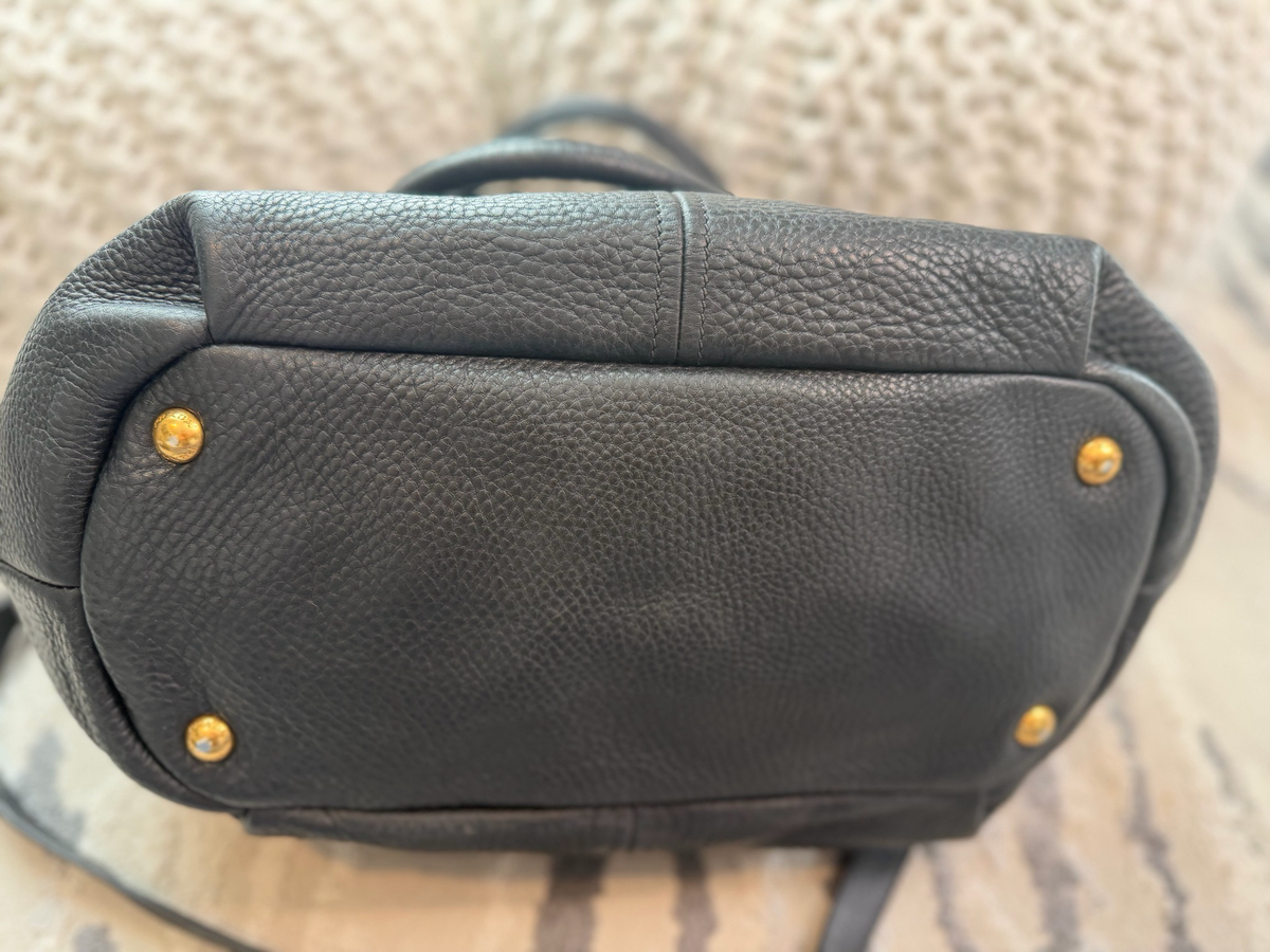 Prada Vitello Daino Convertible Tote Sling Messenger Crossbody