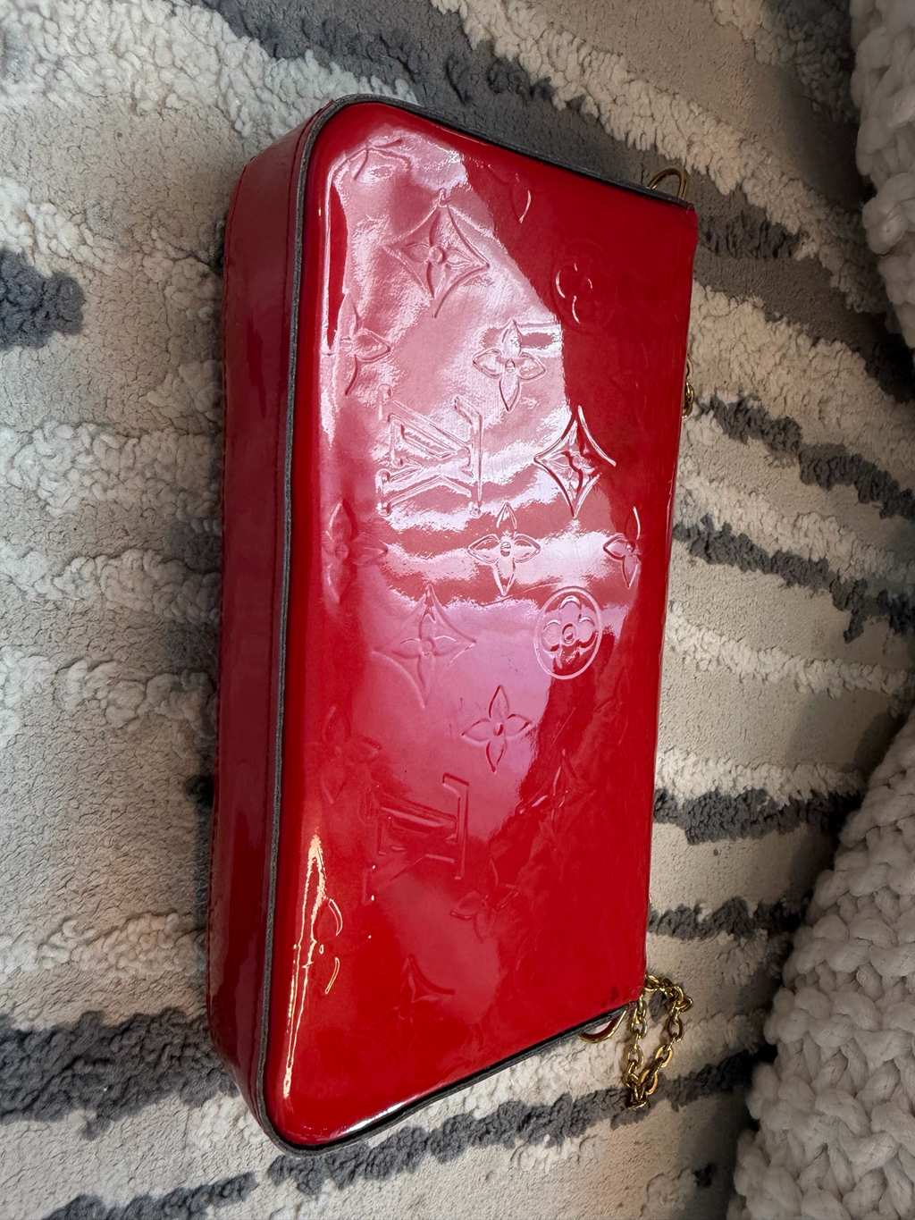Louis Vuitton Felice Pochette Flap Crossbody Patent