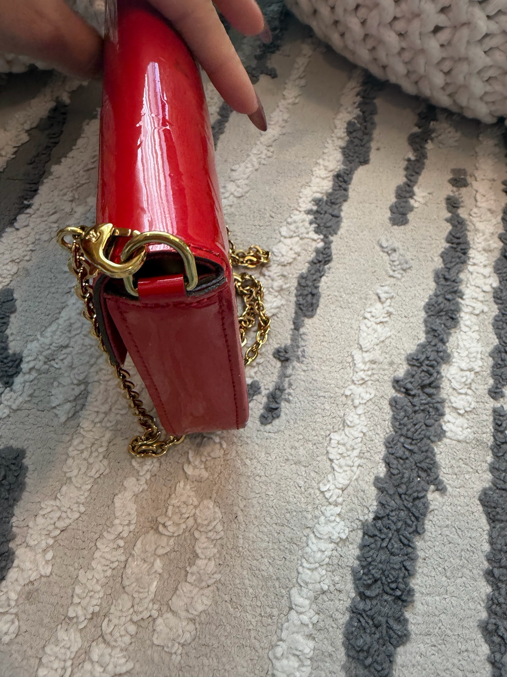 Louis Vuitton Felice Pochette Flap Crossbody Patent