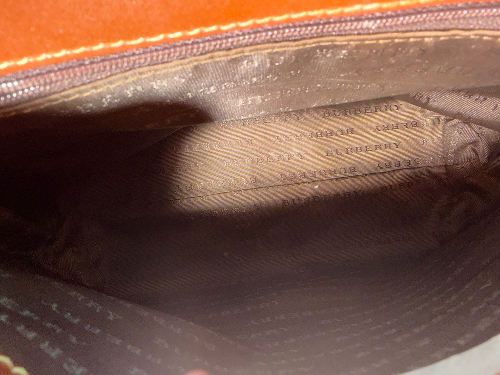 Burberry Haymarket Check Flap Messenger Crossbody