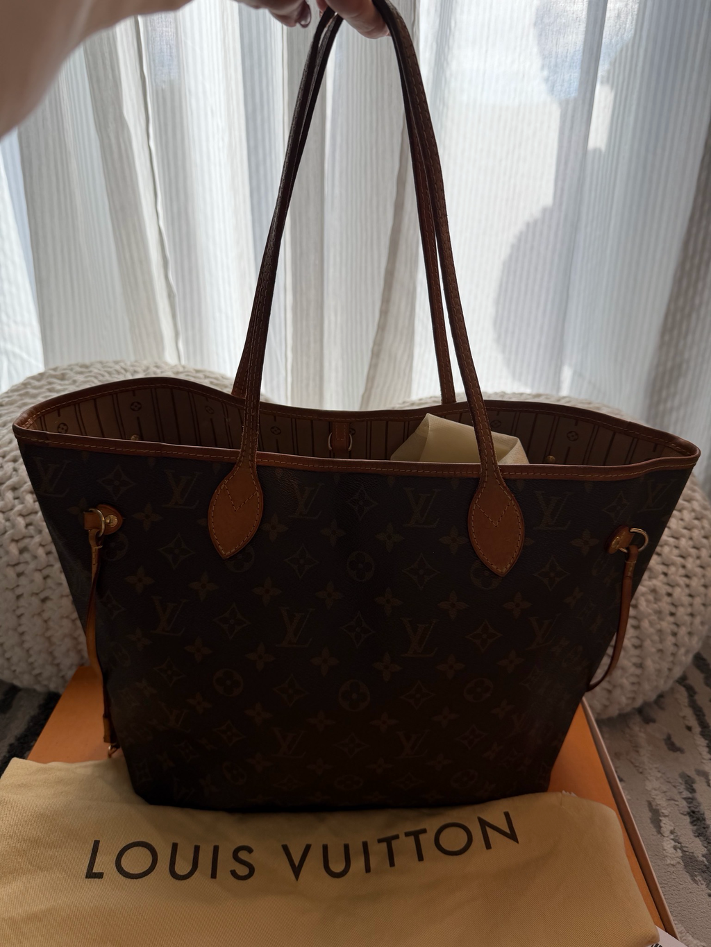 Louis Vuitton Monogram Neverfull Mm Tote Shoulder