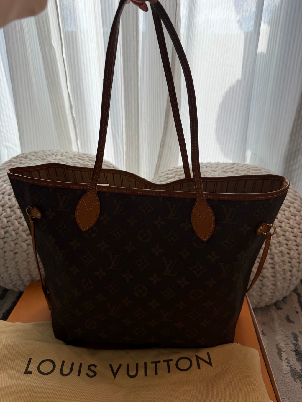 Louis Vuitton Monogram Neverfull Mm Tote Shoulder