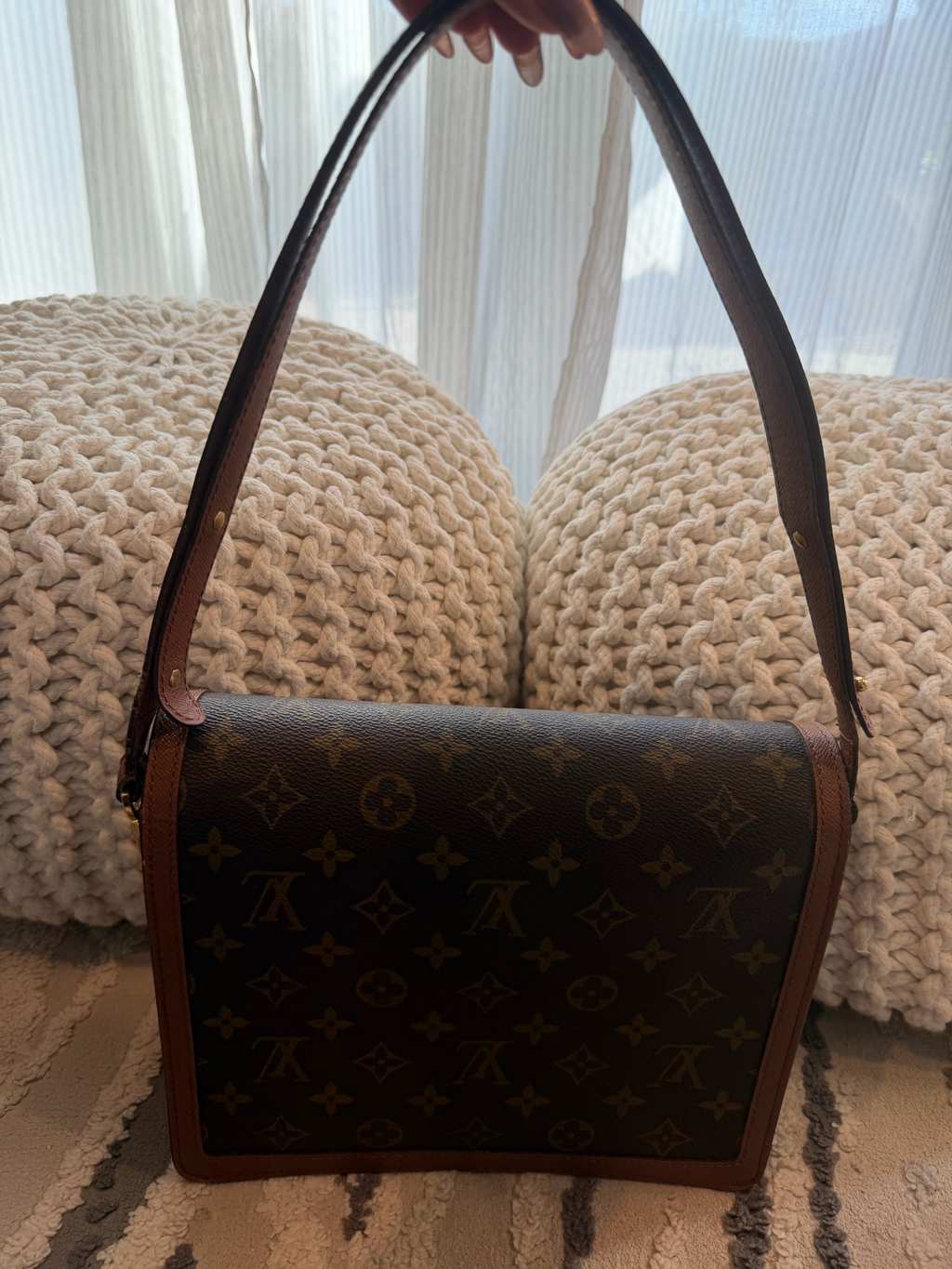 Louis Vuitton Monogram Vintage Raspail Hobo Shoulder