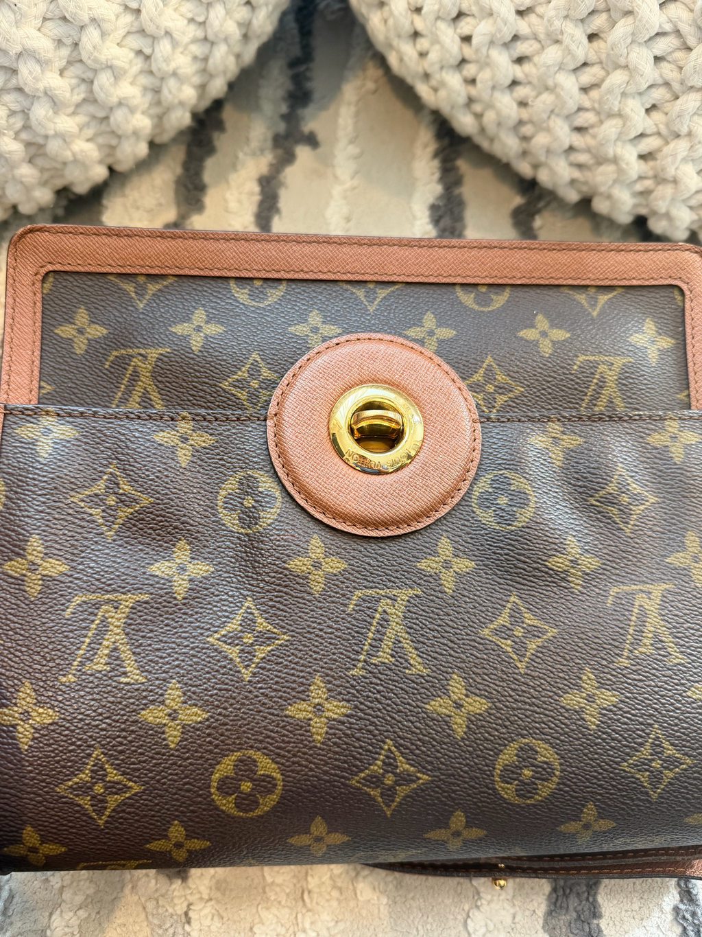 Louis Vuitton Monogram Vintage Raspail Hobo Shoulder
