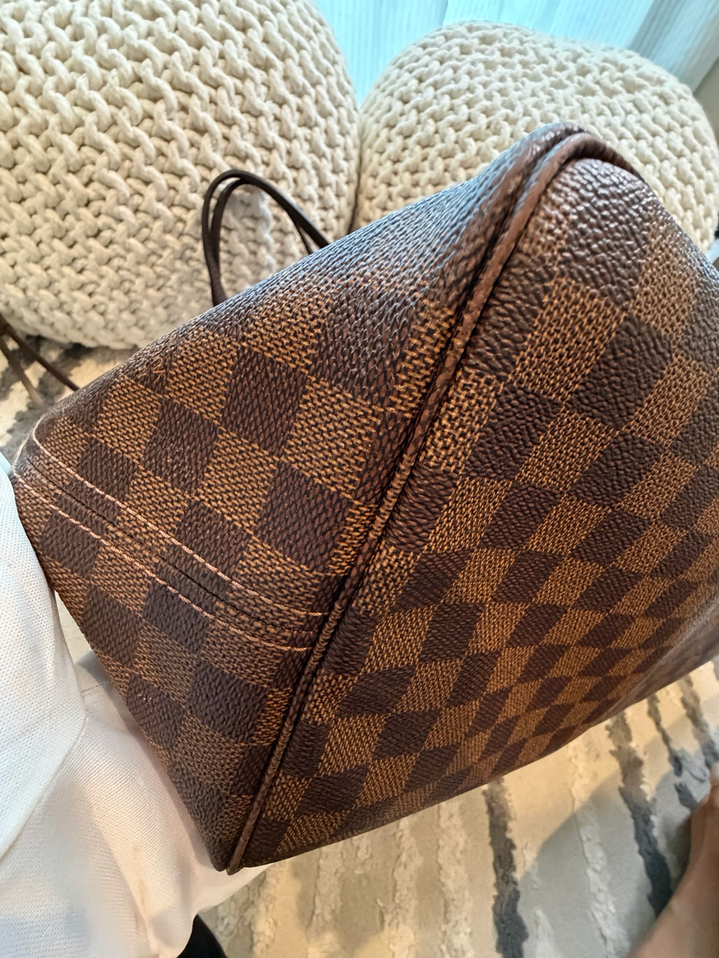 Louis Vuitton Neverfull Damier Ebene GM Tote Shoulder