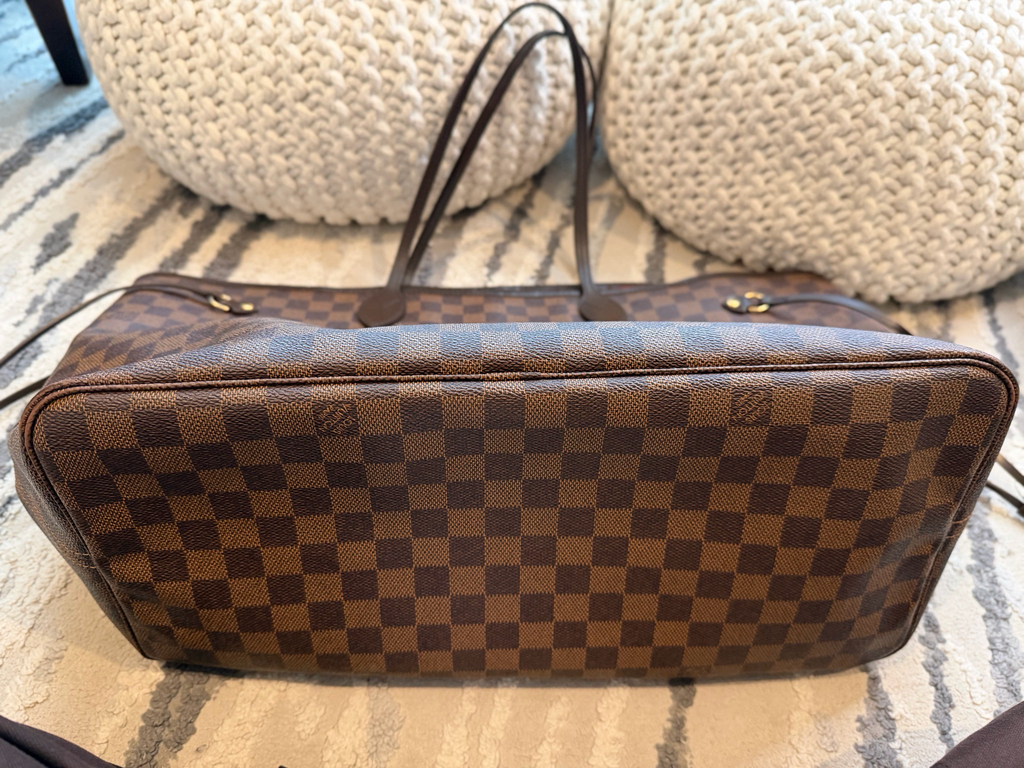 Louis Vuitton Neverfull Damier Ebene GM Tote Shoulder