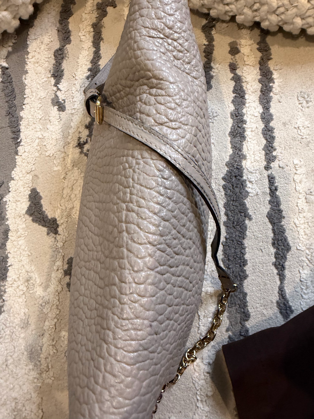Burberry Mildenhall Sling Crossbody Grainy Leather